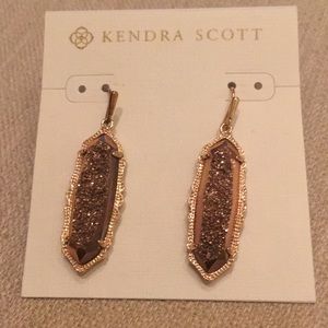 Kendra Scott Fran Rose Gold Drusy